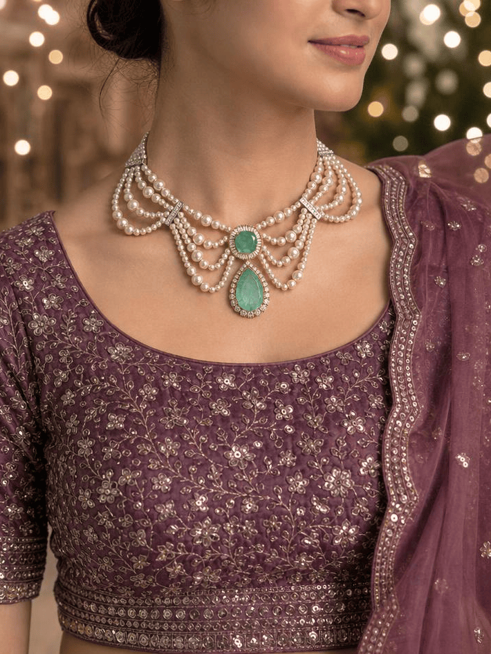 Janavi Necklace Set