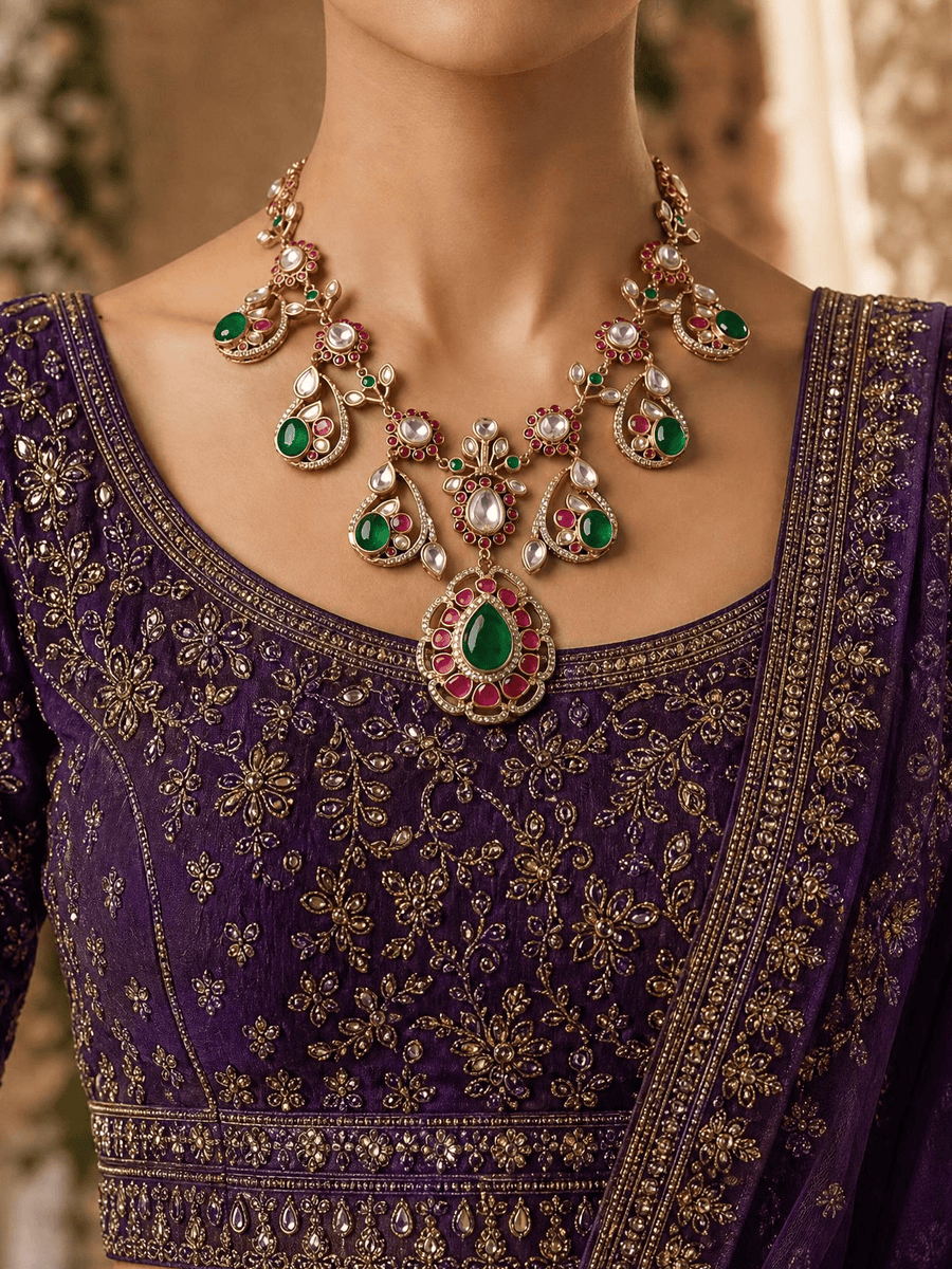 Aavya Long necklace set