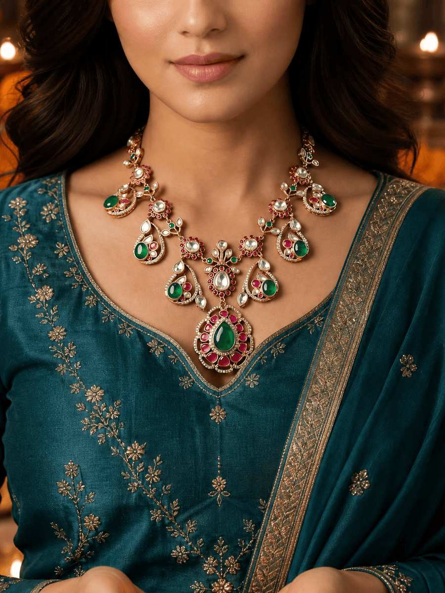 Aavya Long necklace set