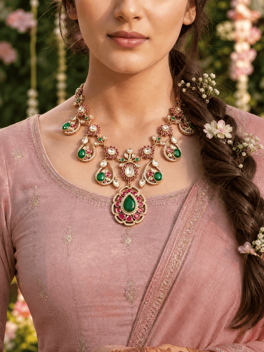 Aavya Long necklace set
