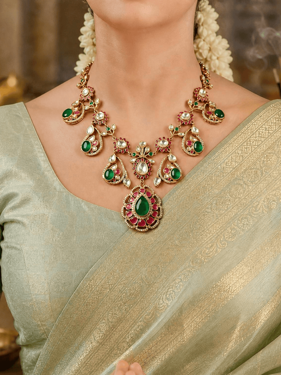 Aavya Long necklace set