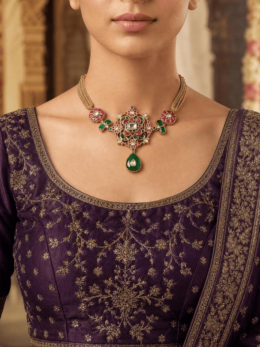 Zaira Long necklace set