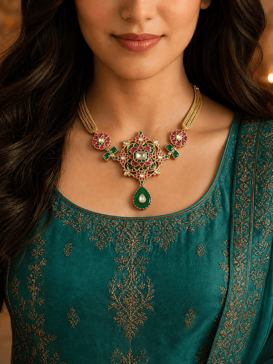 Zaira Long necklace set