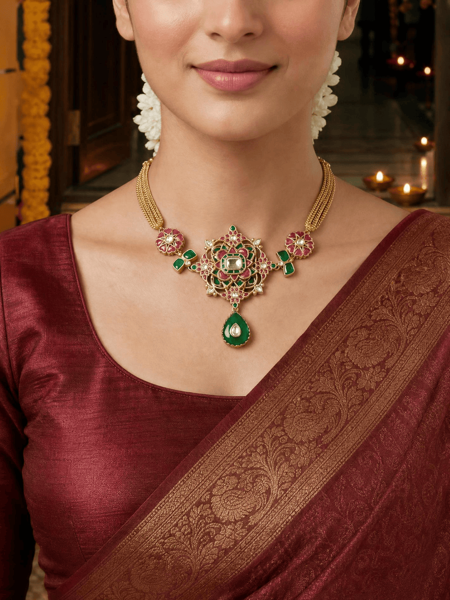 Zaira Long necklace set