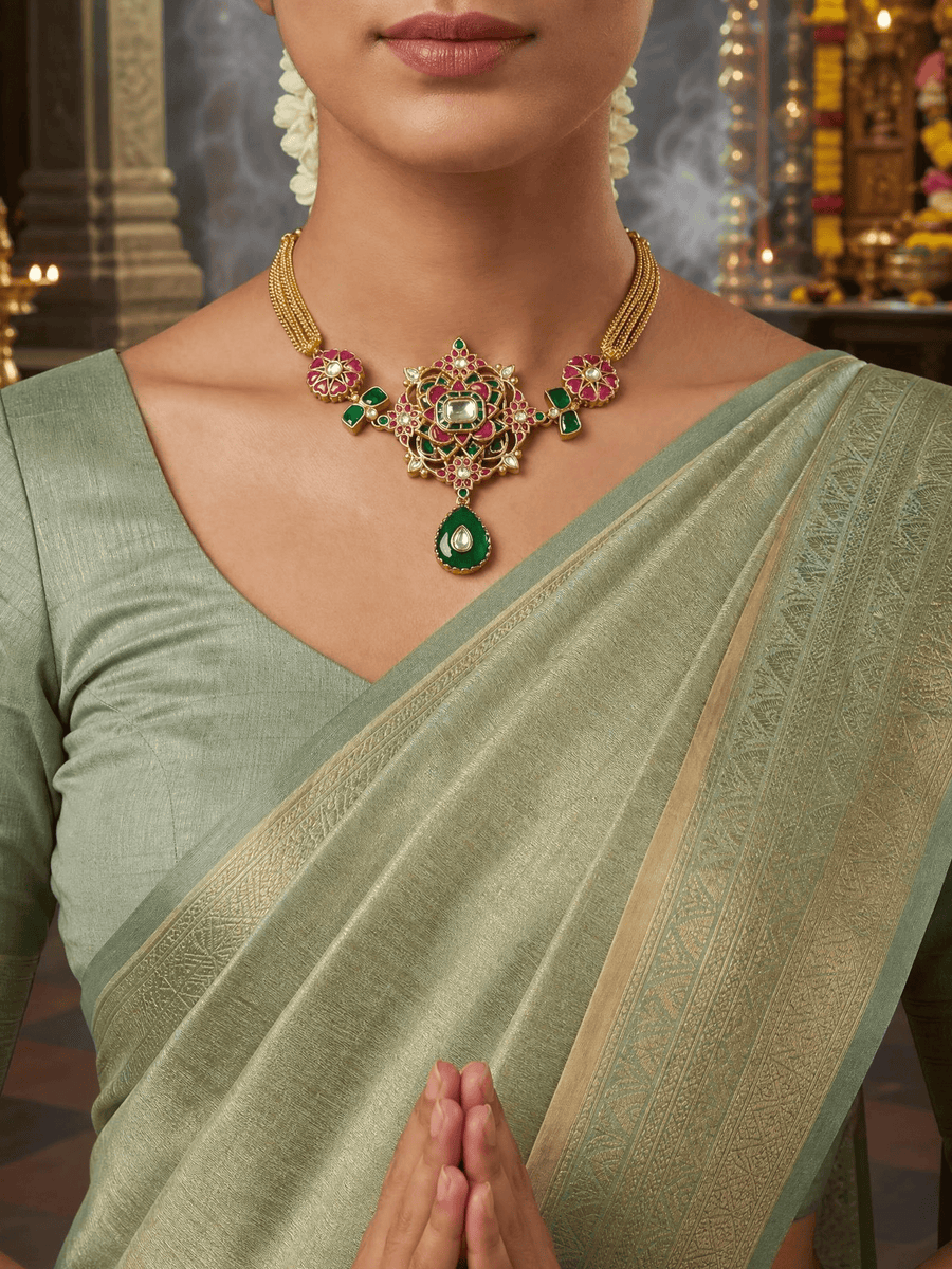 Zaira Long necklace set
