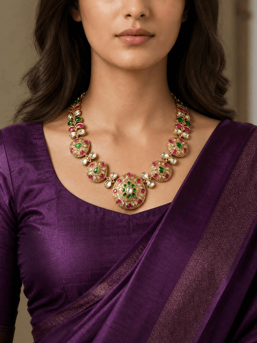 Ruvya Long necklace set