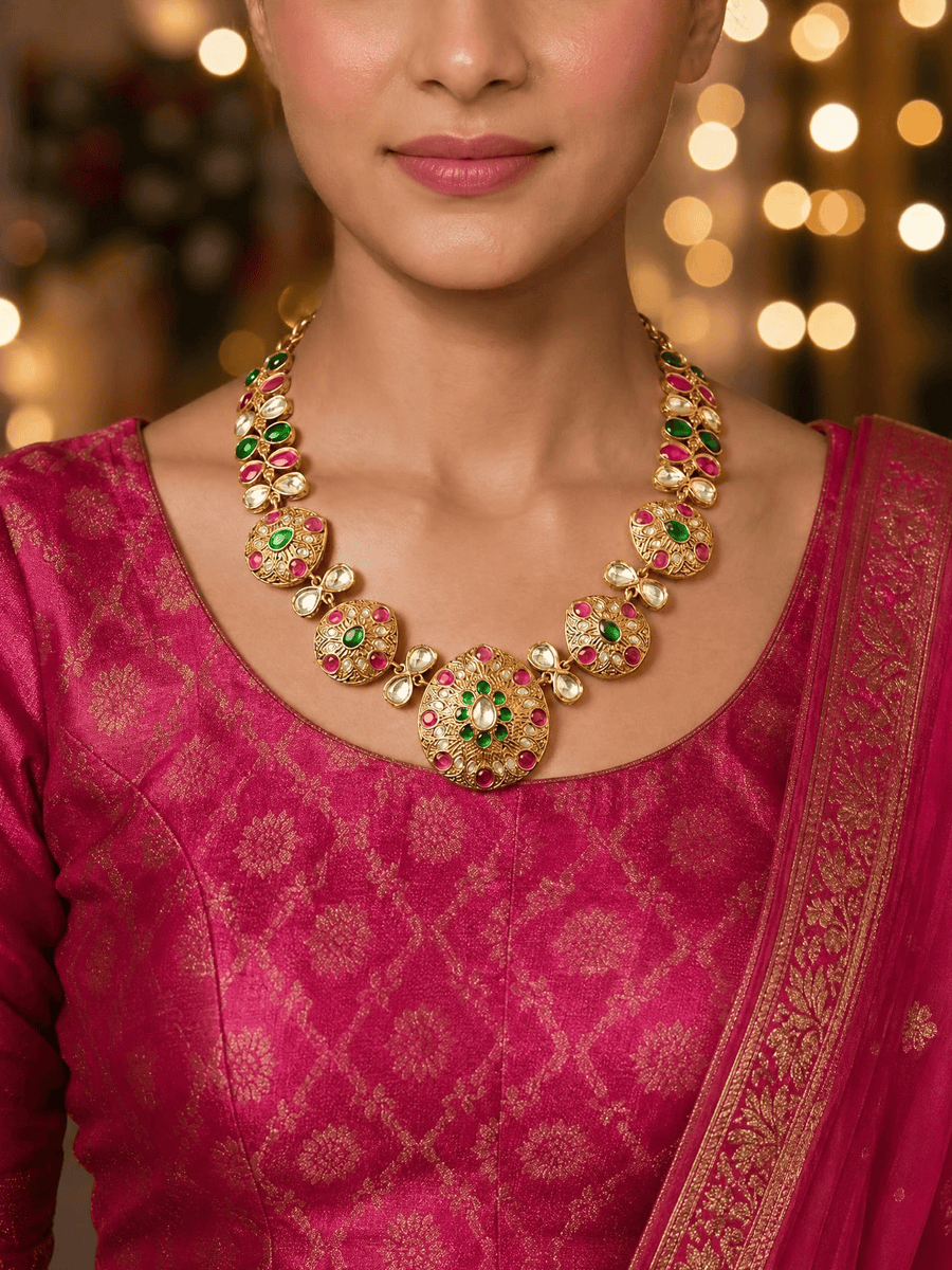 Ruvya Long necklace set