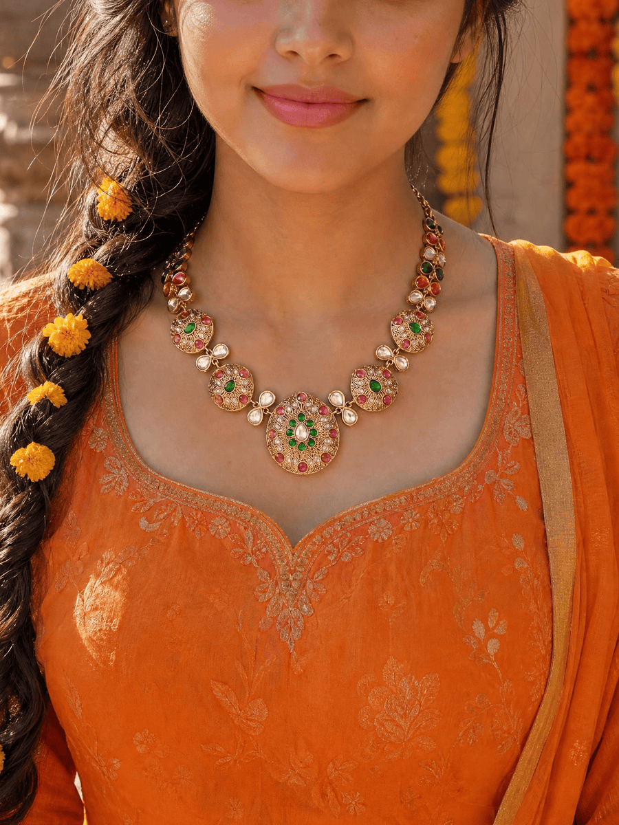 Ruvya Long necklace set
