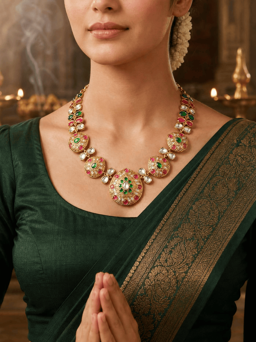 Ruvya Long necklace set