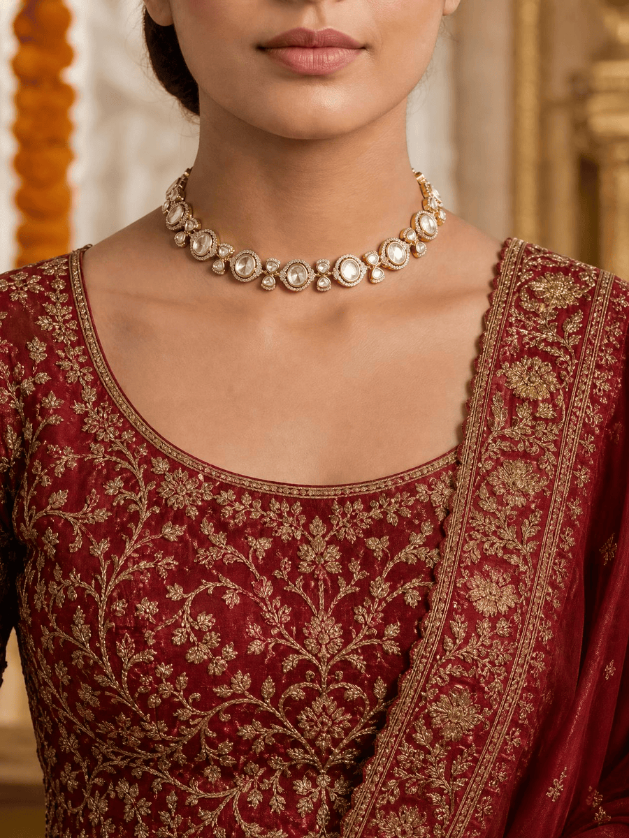 Kavina Short Necklace Set