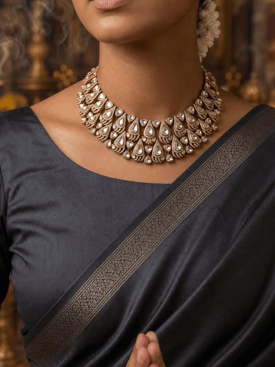 Lavesha Polki Necklace Set