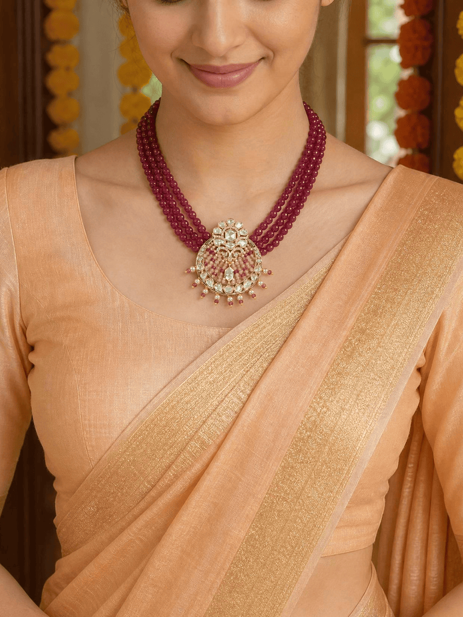 Zaavi Necklace Set