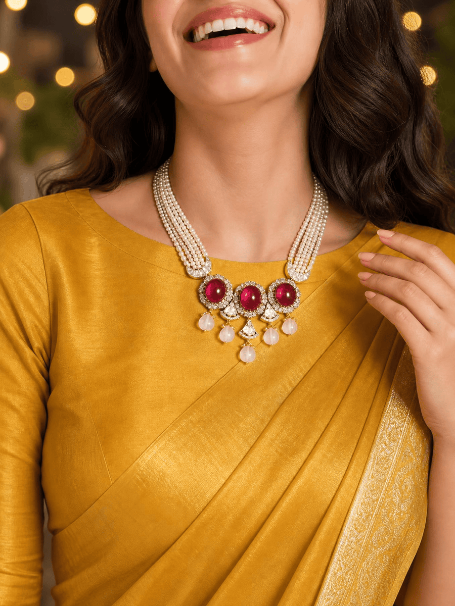 Leher Necklace Set