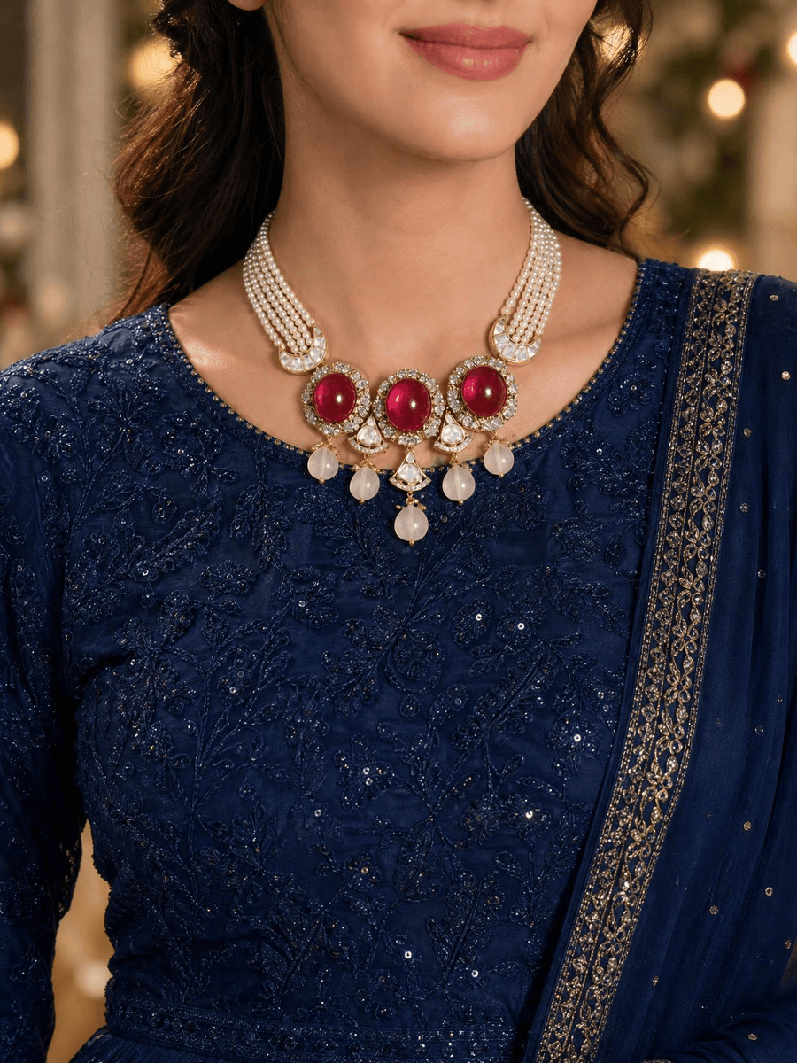 Leher Necklace Set