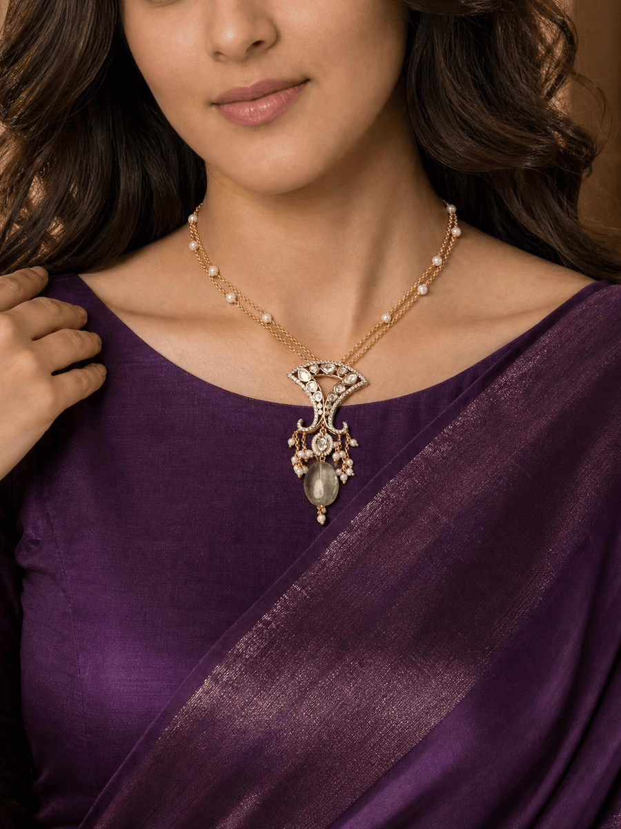 Briolette Cascade Pendant Necklace