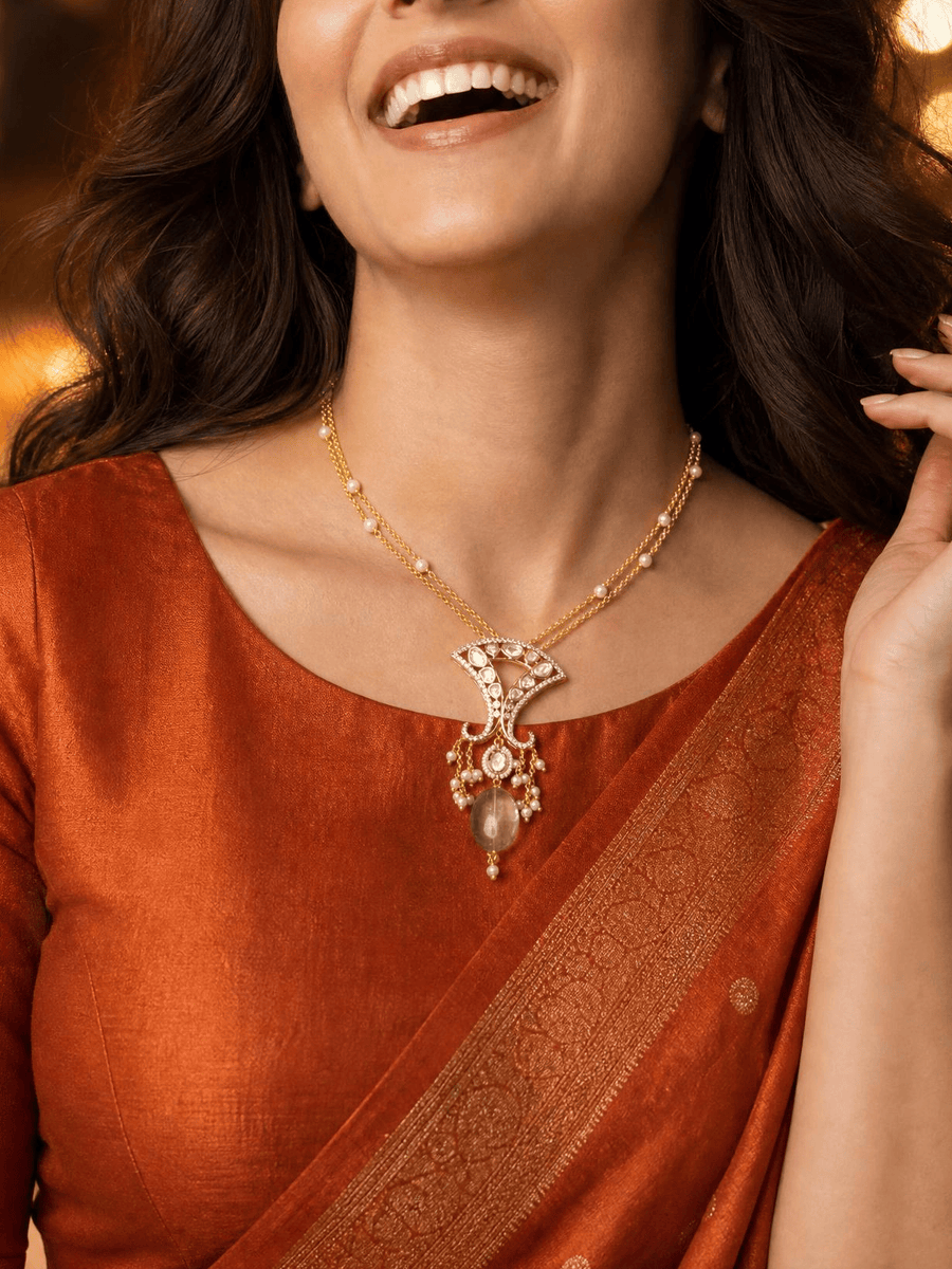 Briolette Cascade Pendant Necklace