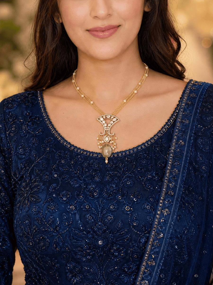 Briolette Cascade Pendant Necklace