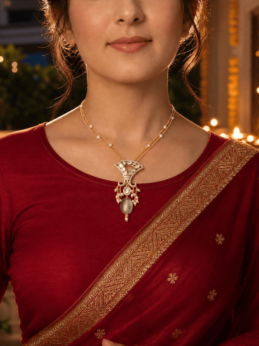 Briolette Cascade Pendant Necklace