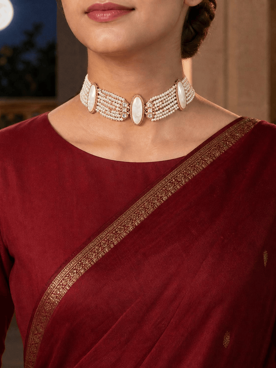 Cultural Indian Opulence Necklace Set