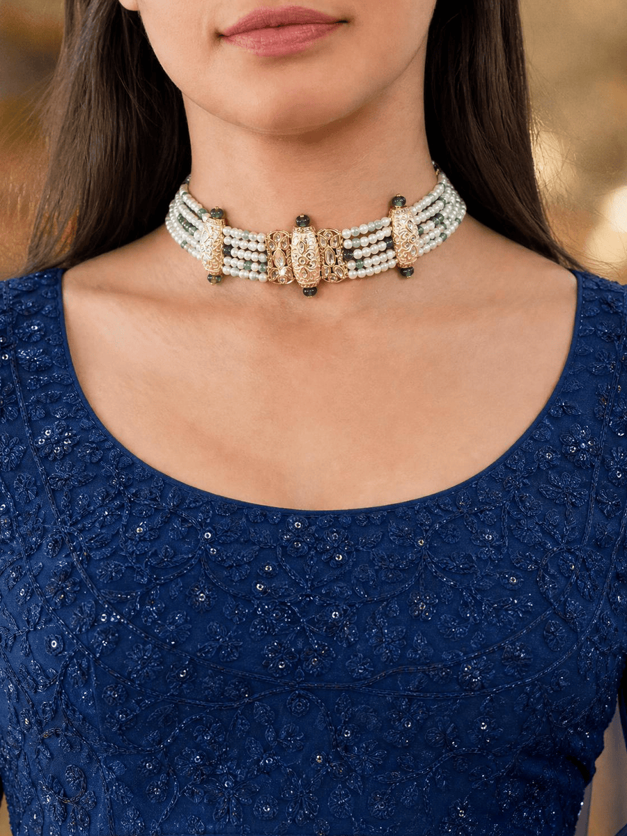 Artisan Motif Necklace Set