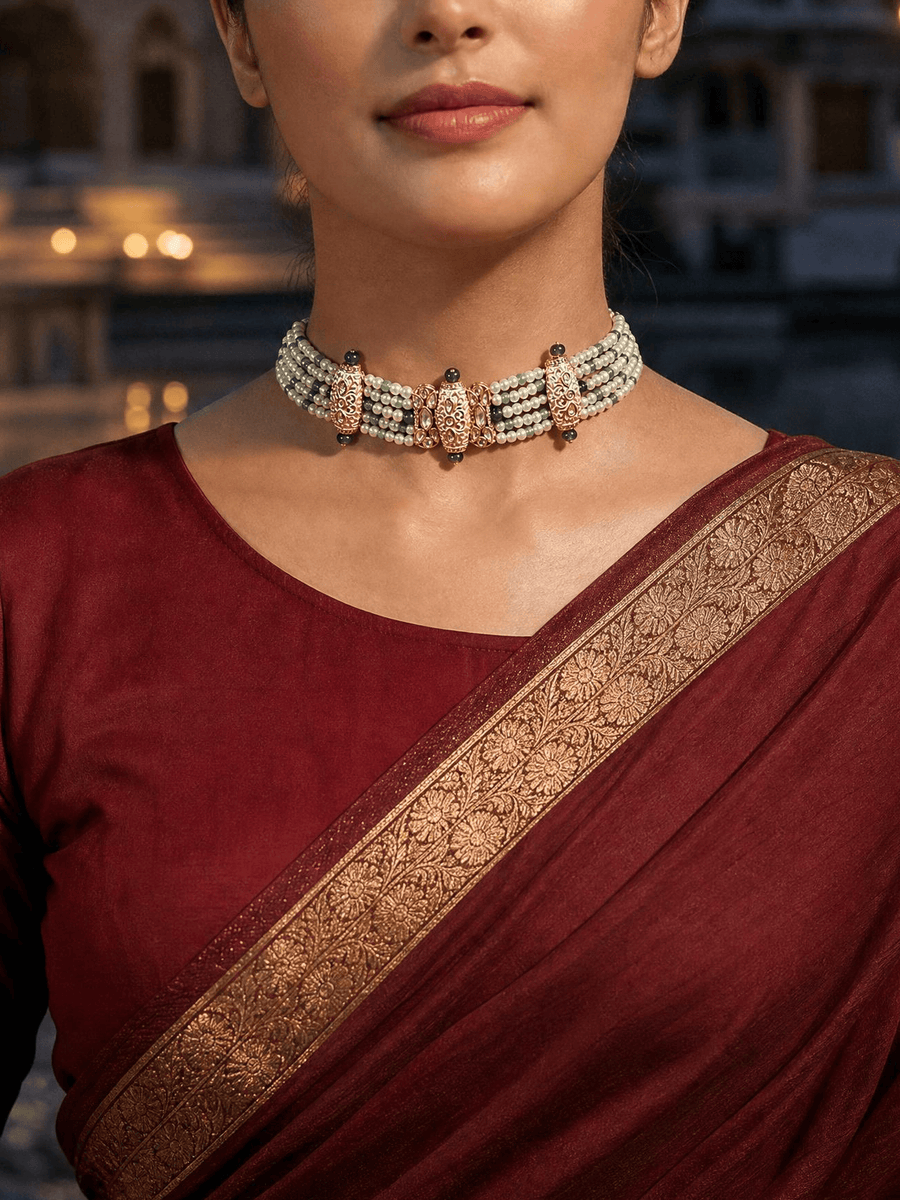 Artisan Motif Necklace Set