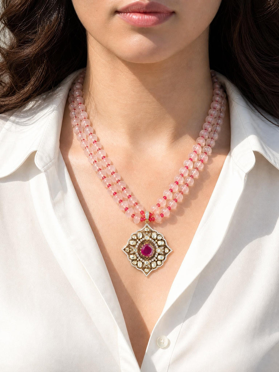Blushing Bloom Necklace Set