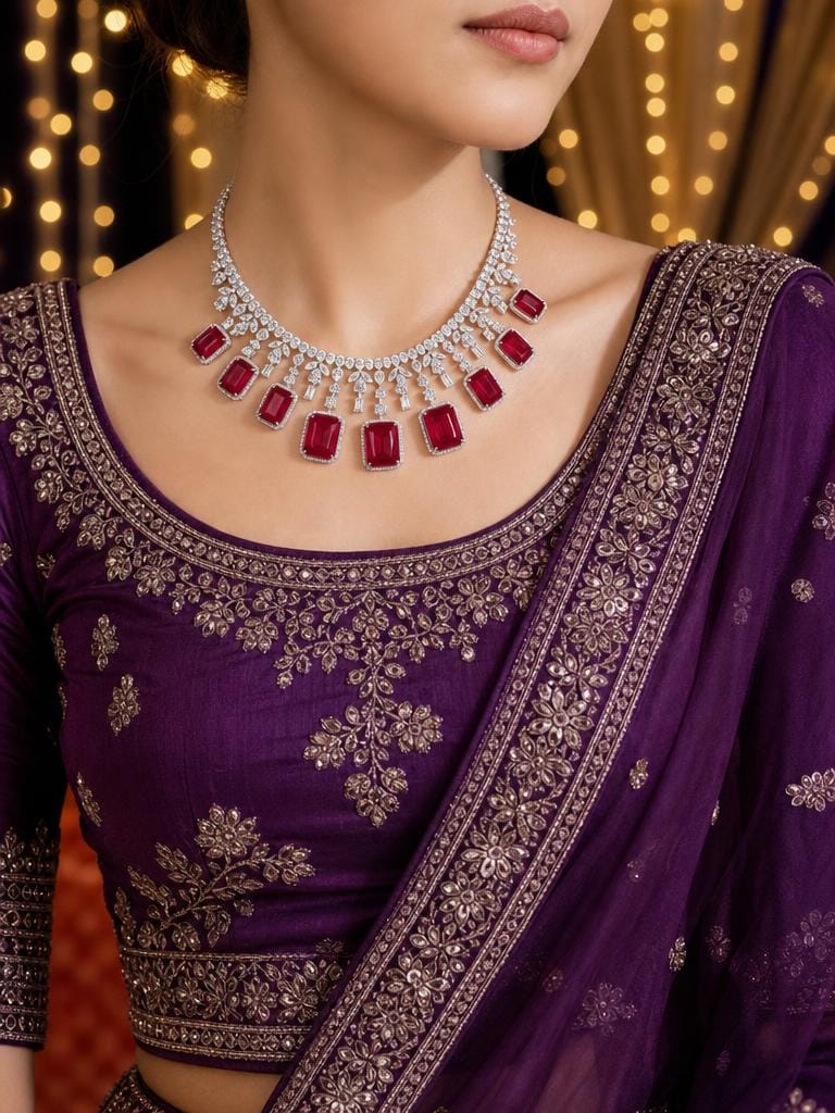 Saana Crystal Necklace SET