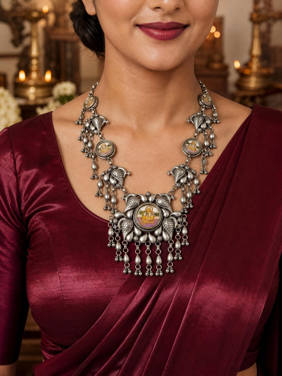 Noreyza Oxidised Necklace