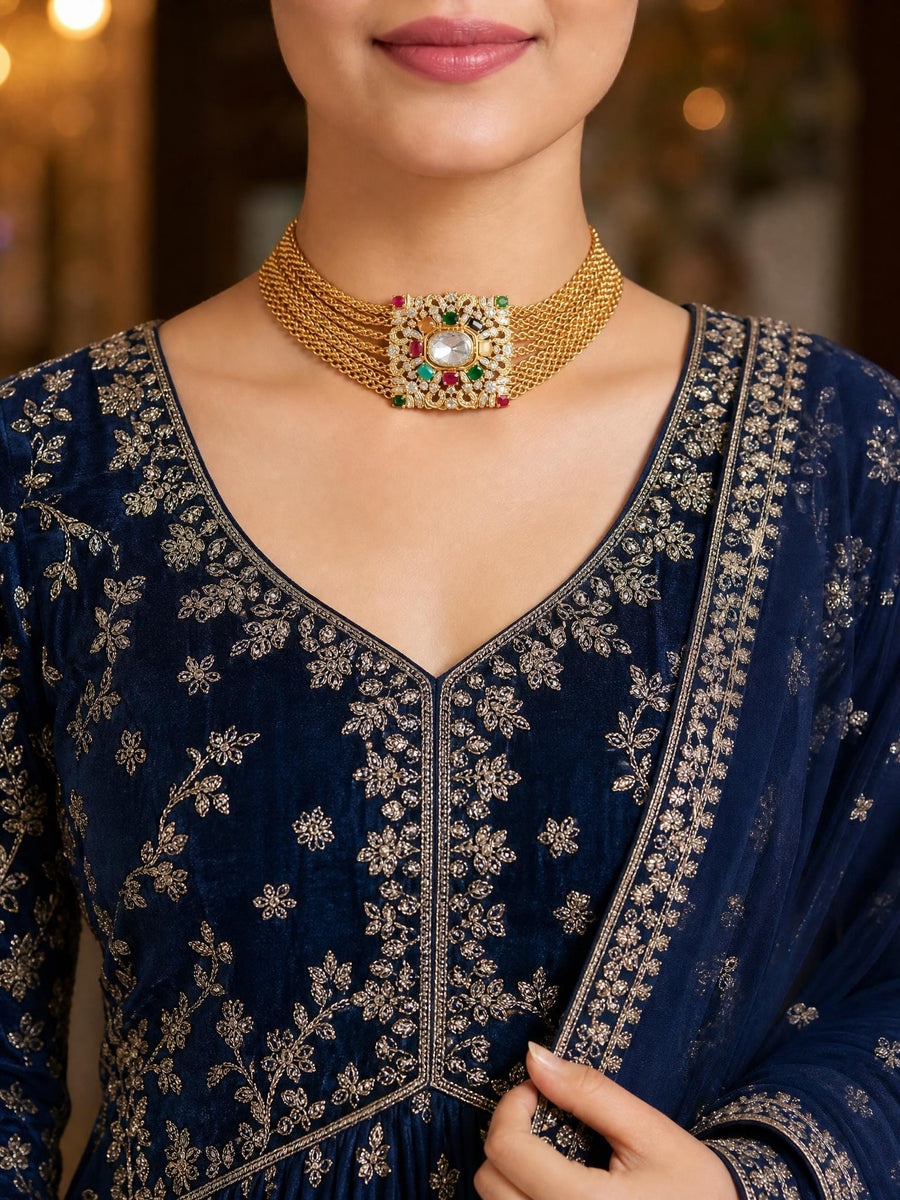 Vavya Choker necklace set