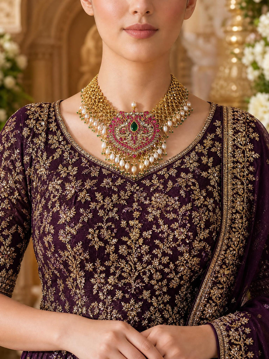 Majestic Heartfall Necklace Set