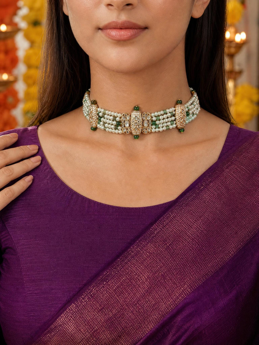 Artisan Motif Necklace Set