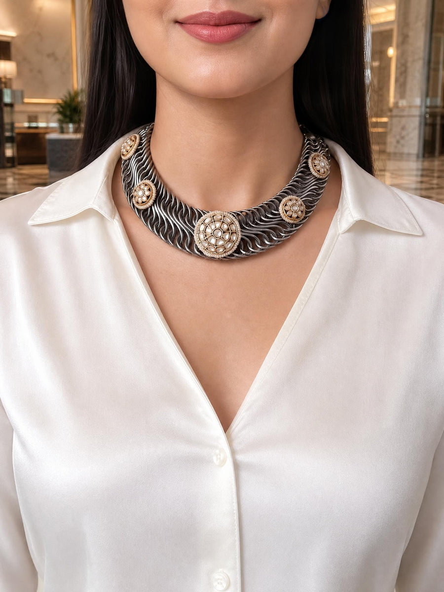 Ilyvane Oxidised Necklace
