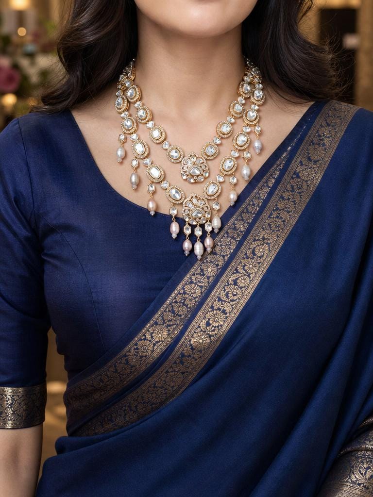 Royal Aura Layered Necklace Set