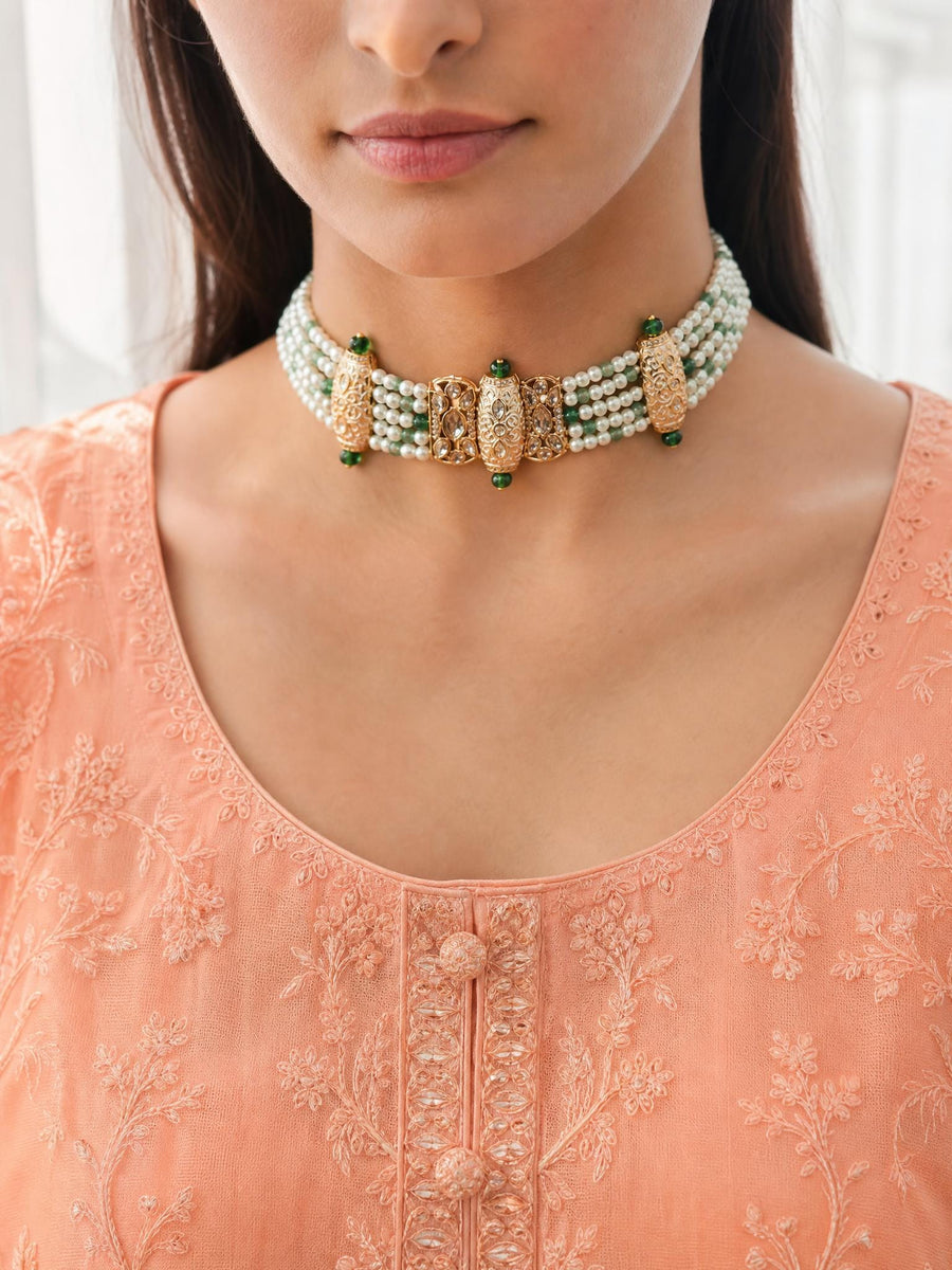 Artisan Motif Necklace Set