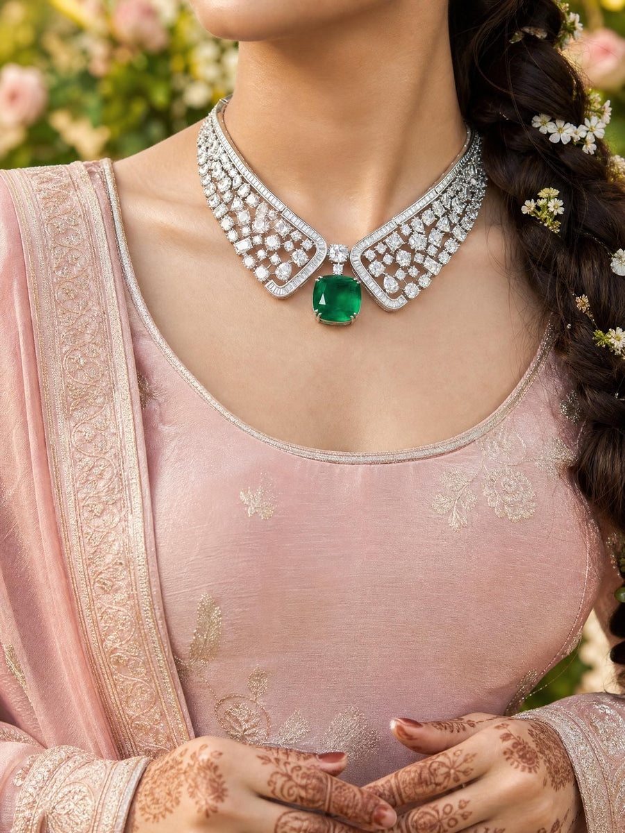 Tivya Choker necklace set
