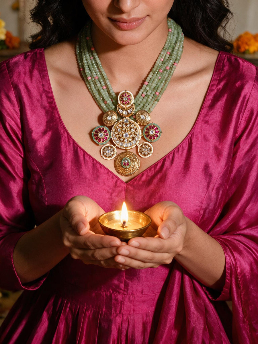 Ethereal Green Necklace