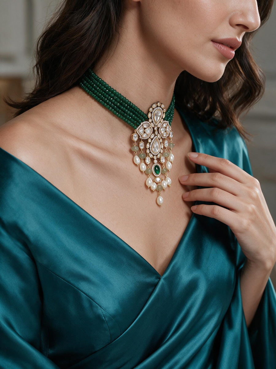 Lush Green Pendant Necklace