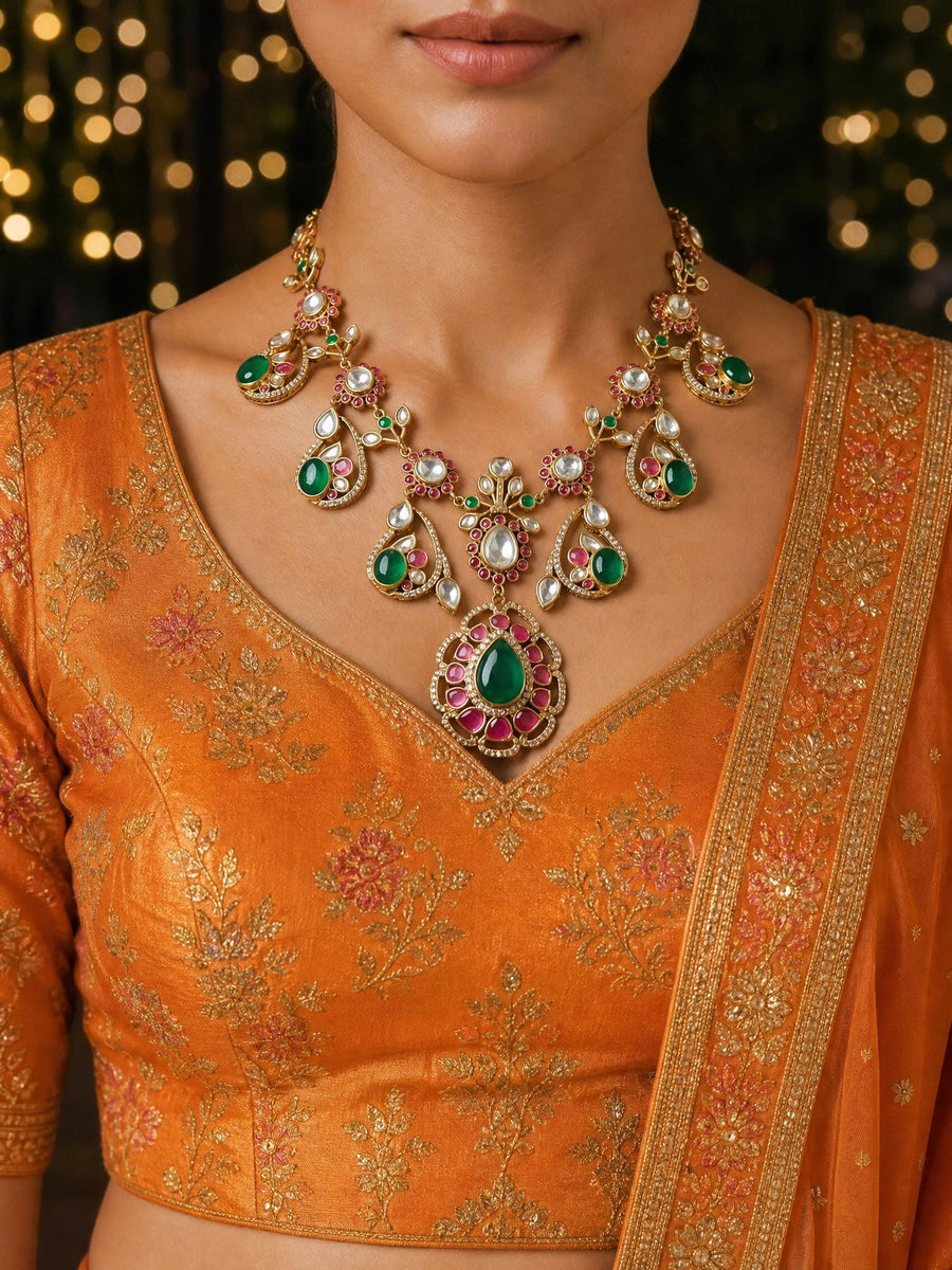 Aavya Long necklace set